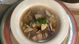 Brothy Poached Chicken with Mushrooms and Fresh Chiles