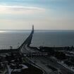 Drone Sights and Sounds: Flying Around the Mackinac Bridge