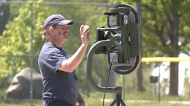 Michigan State Police Donates Pitching Machine to Wolverine Program Coached by Retired Sergeant