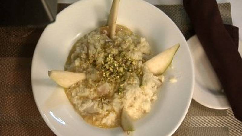 Promo Image: Rice Pudding with Fresh Pears and Honey