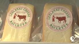 Get an inside look at how the famous Raclette is made at Leelanau Cheese