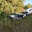 Gladwin Co. Transit bus involved in crash with pickup truck, drivers seriously injured