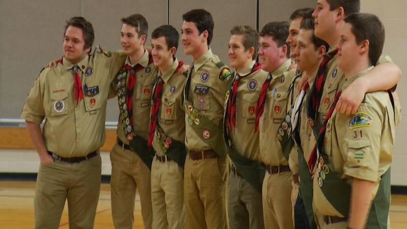 Promo Image: Three Pairs of Brothers and Troop Receive Eagle Scout Award in Traverse City