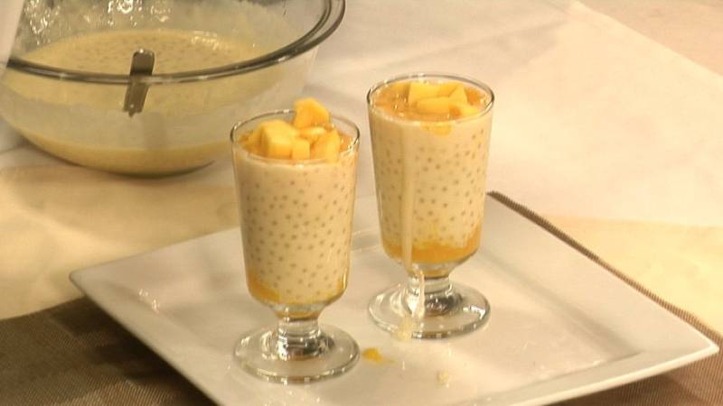 Promo Image: Coconut Tapioca Pudding with Mango and Lime
