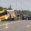 Driver crashes into Kingsley school bus, no injuries reported
