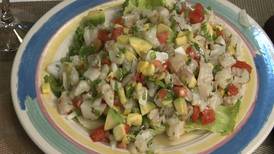 Halibut Ceviche with Tomato and Cucumber