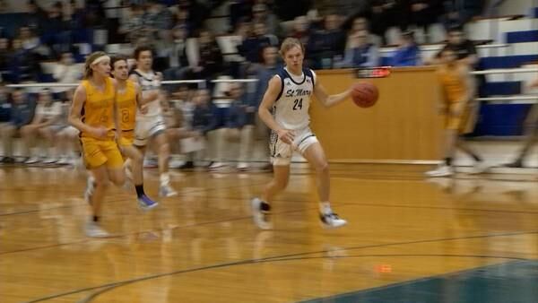 Gaylord St. Mary Boys Put up a Second Half Fight in Win Over Pellston