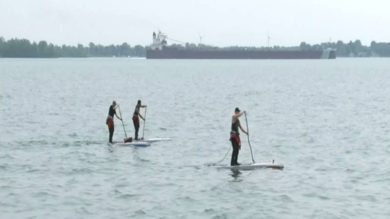 Promo Image: MTM On The Road: Stand Up For Great Lakes Paddles Across Lake Erie