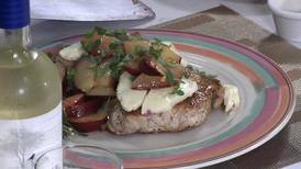 Cooking With Chef Hermann: Grilled Pork Chops with Plums, Halloumi and Lemon