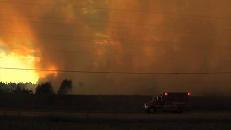 Promo Image: 15 Fire Crews Battle St. Joseph County Mulch Factory Fire