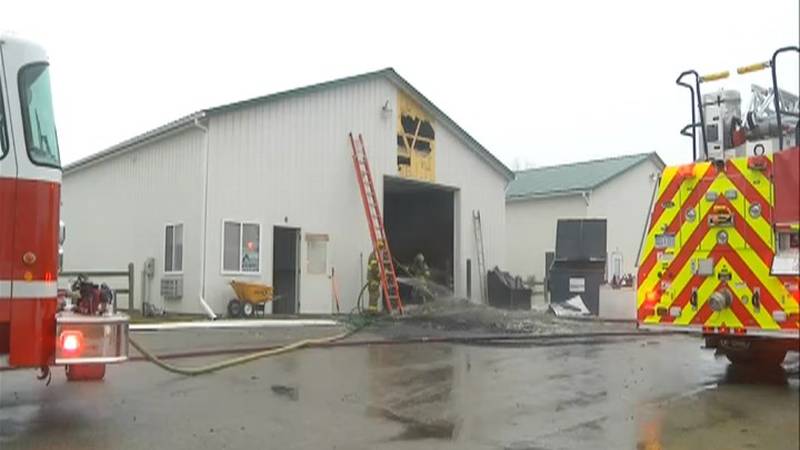 Promo Image: Clare County Firefighter Hurt While Battling Business Fire