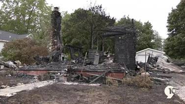 Family loses everything in Manton fire