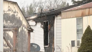 Two men dead after mobile home catches fire in Big Rapids