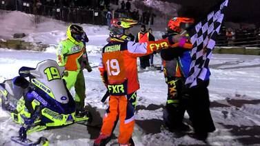 I-500 Snowmobile Race Features Exciting Finish