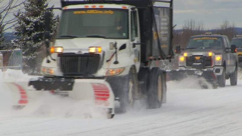 Promo Image: Kalkaska County Road Commission, Plow Companies Tackle Ice After Rain Mix